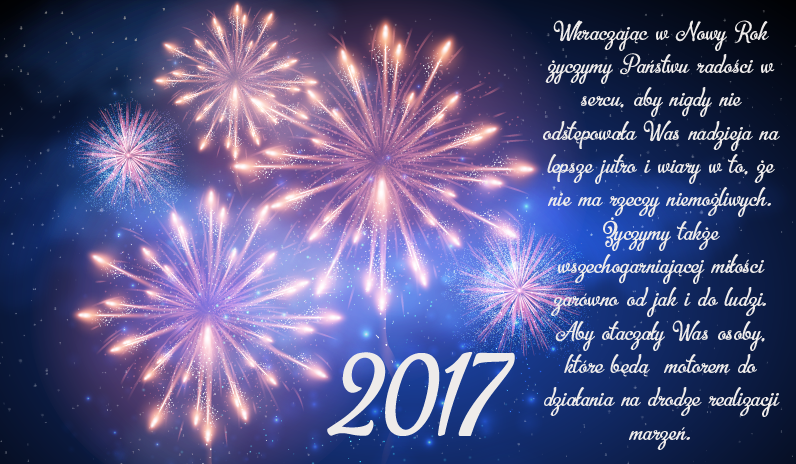 Szczęśliwego Nowego Roku!